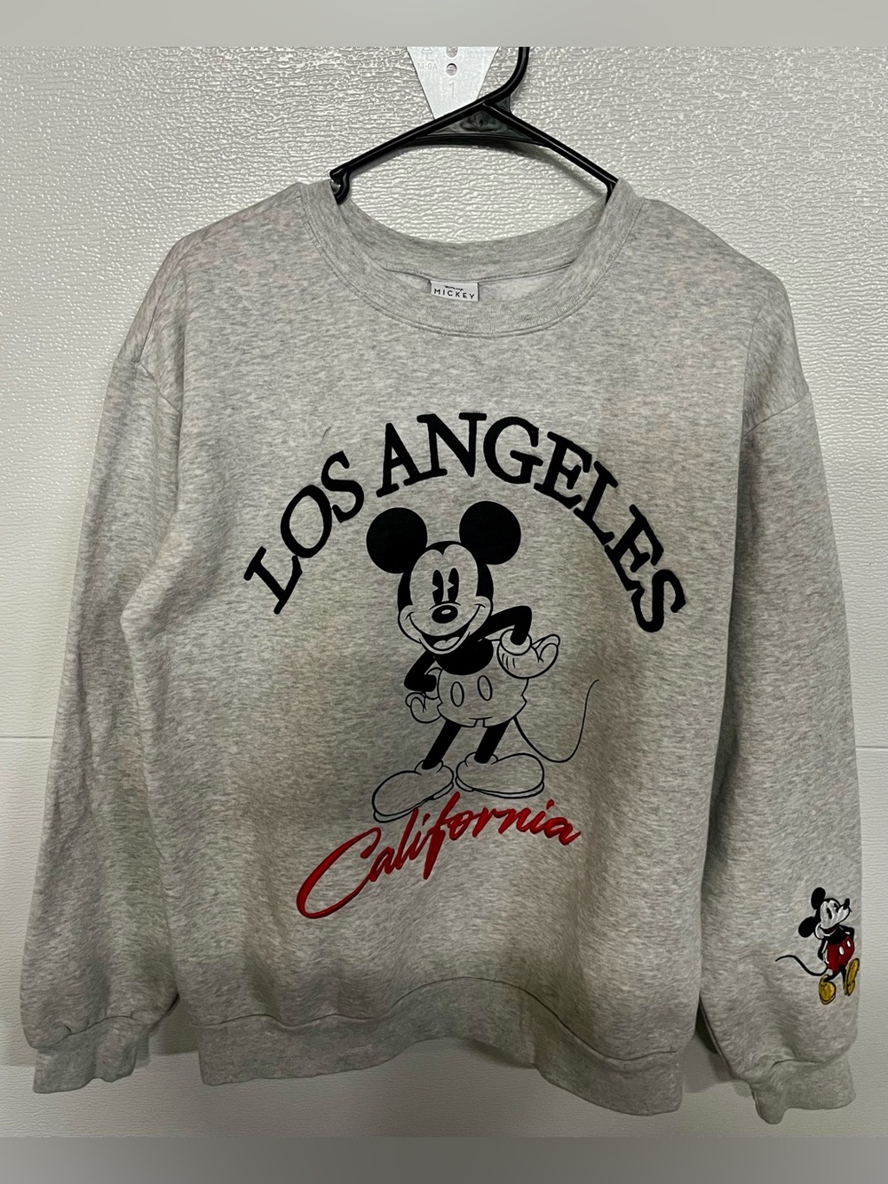Los Angeles Mickey Mouse Disney Crew Neck Sweater